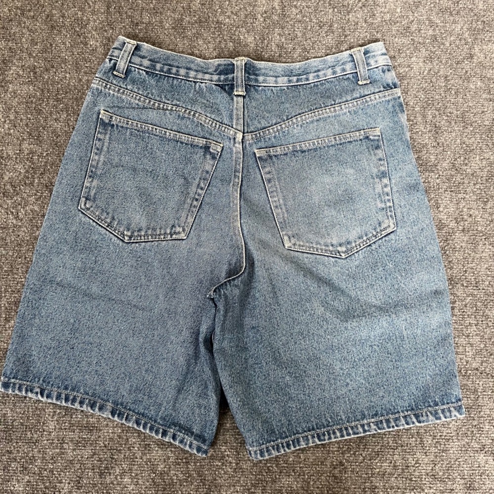 Cherokee Mens Denim Shorts Medium Wash Blue 100% Cotton Size 32 FA99-2 - Picture 7 of 8